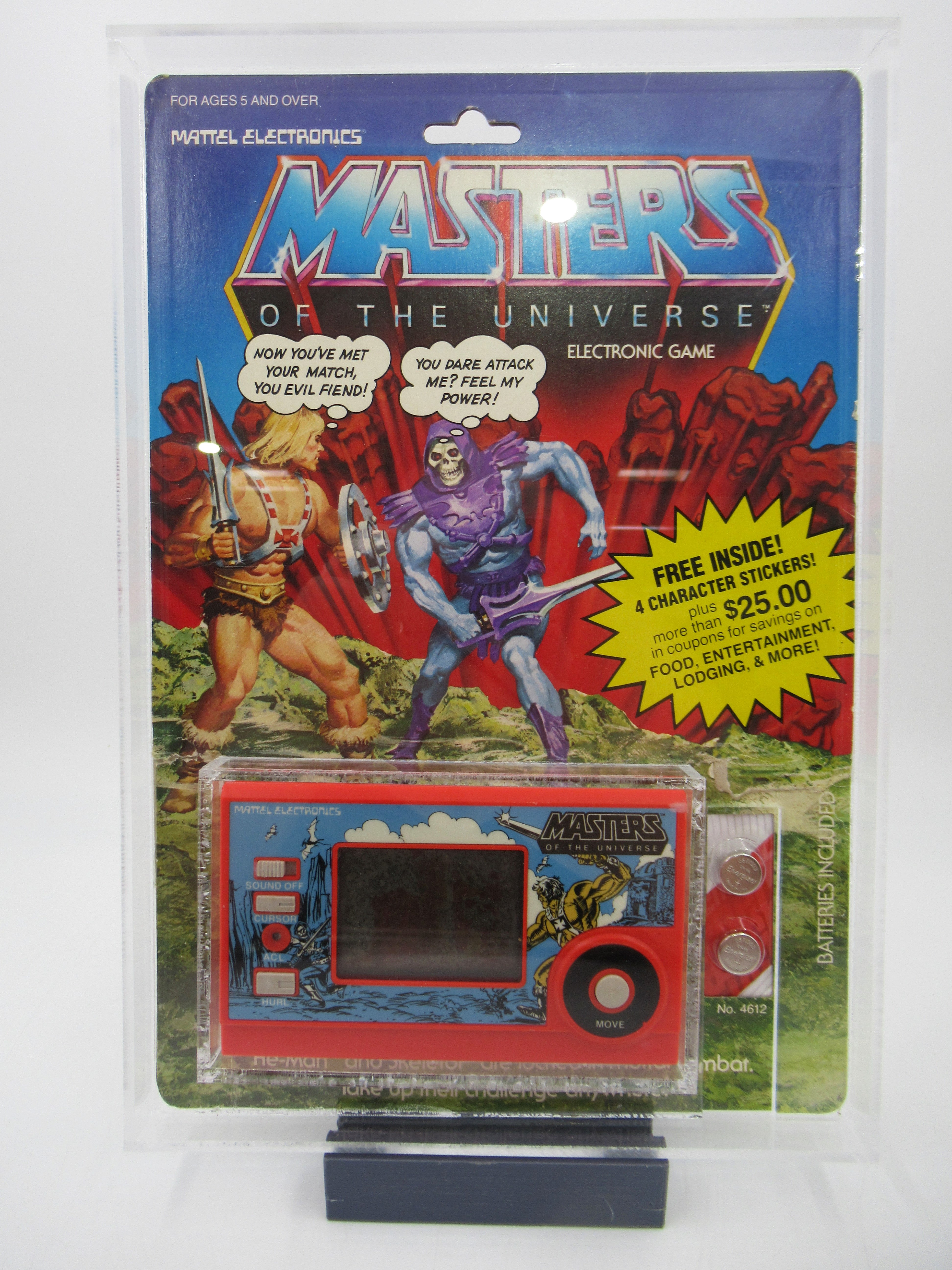MASTERS OF THE UNIVERSE Electronic Game - Mattel Electronics (1982) Vintage Toy